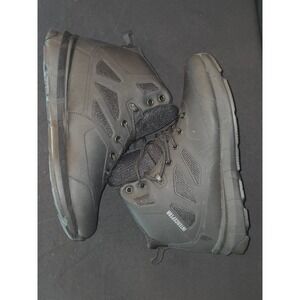 Interceptor Mens Black Ankle Boots‎ Lace Up Work Hiking Shoes Size 8.5